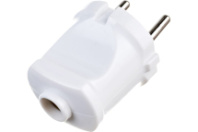 Вилка прямая 10А б/з, белый Smartbuy Вилка прямая 10А б/з, белый Smartbuy