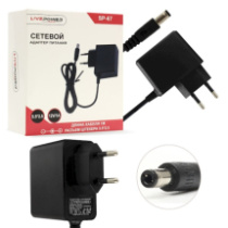 Блок питания - 12V/1A Live-Power SP67 (5,5*2,5)