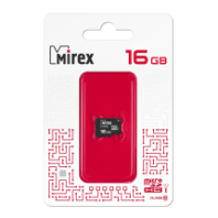 Карта памяти micro SD 16Gb Mirex class 10 без адаптера UHS-I