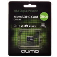 Карта памяти micro SD 16Gb Qumo class 10 без адаптера Карта памяти micro SD 16Gb Qumo class 10 без адаптера