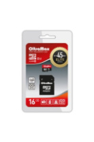 Карта памяти micro SD 16Gb OltraMax class 10 UHS-1 Elite с адаптером